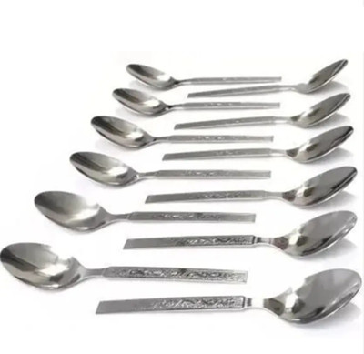 Umang Rust-Free & Mirror Finish | Multipurpose Use Stainless Steel Table Spoon Set(Pack of 12)