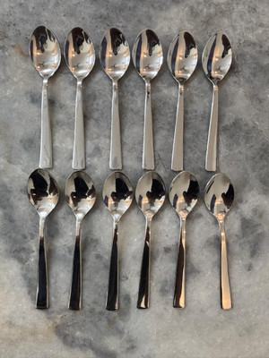 Habib Stainless Steel Tea Spoon Set(Pack of 12)