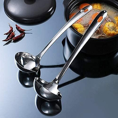 diyaansh oil Filter steel spoon Lifting Spatula(Pack of 1)