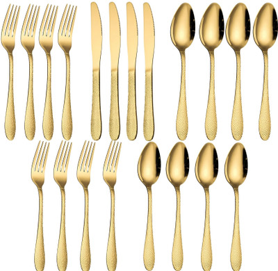 openZest NBD_SPOON_C_GOLD,SET OF 1 - 20 Pcs Stainless Steel Table Spoon Set(Pack of 20)