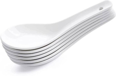 Sarsawal Melamine Soup Spoon Set(Pack of 6)