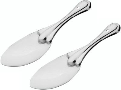 SIDDHI STEEL Rice Spoon Stainless Steel Serving Spoon Set Stainless Steel Serving Spoon Set(Pack of 2)