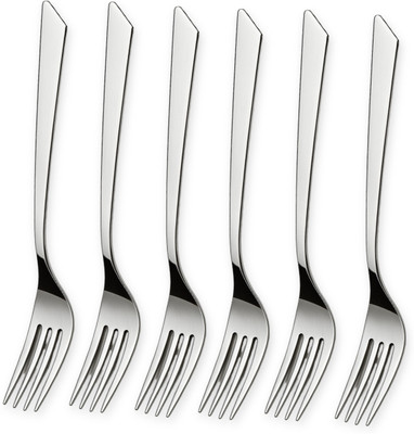 ALCANTARA 1325 PREMIUM FROK SPOON 6 SET Stainless Steel Table Spoon(Pack of 1)