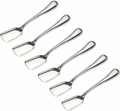 ARSCART Stainless Steel Ice-cream Spoon Set(Pack of 6)