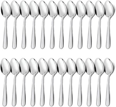 Convay 24 tea spoon set Stainless Steel Ice Tea Spoon Stainless Steel Tea Spoon Set(Pack of 24)