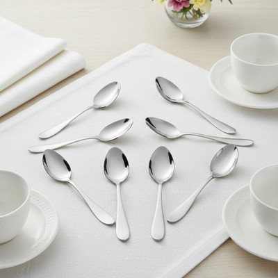 Goodiz Stainless Steel Table Spoon, Sugar Spoon, Coffee Spoon Set , Stainless Steel Table Spoon Set(Pack of 12)