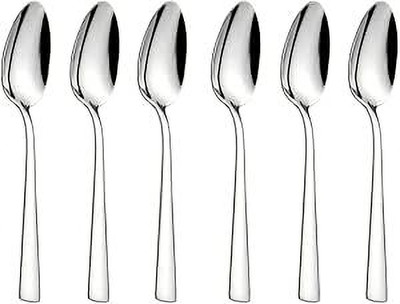 Silvester Stainless Steel Medium Dinner/Table Spoon Set - Set of 6 Stainless Steel Serving Spoon Set(Pack of 6)