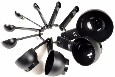 Fitaza 8 pcs spoon Measuring Cup Set Plastic Measuring Spoon Set Plastic Measuring Spoon Set(Pack of 8)