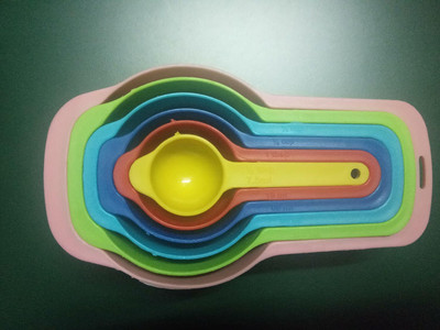 Rising Deals Set of 6 Measuring Spoon Plastic Measuring Spoon Set(Pack of 6)