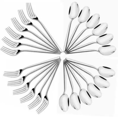 Convay 12 TABLE 12 DINNER FORK Stainless Steel Table Spoon Set(Pack of 24)