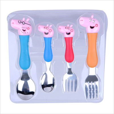MSN peppa pig Stainless Steel Table Spoon Set(Pack of 4)