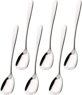 Convay 6 ICE CREAM SPPON Stainless Steel Ice-cream Spoon Set(Pack of 6)