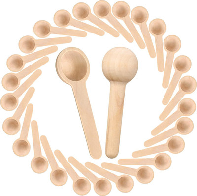 shruthi Disposable Wooden Olive Spoon Set(Pack of 12)