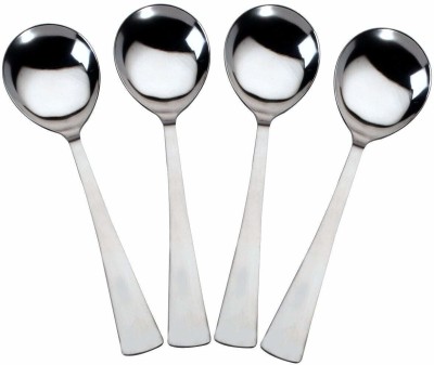 Parage 4 Pieces Serving Spoon Set for Dining, Cooking Spoons Set for Kitchen, 21cm Long Stainless Steel Serving Spoon Set(Pack of 4)