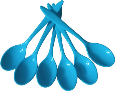 Tekzie Plastic Table Spoon Set(Pack of 6)