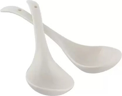 KAVYACRASH Best Quality Ceramic Table Spoon Set(Pack of 2)