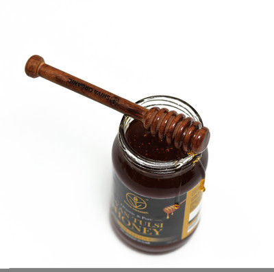 Shiva Organic Honey Dipper 6 inch Sheesham wood Wooden Serving Spoon(Pack of 1)
