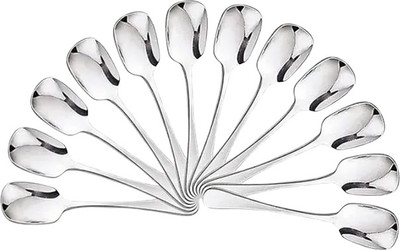 ARSCART Ice Cream Spoon Pack of 12 Stainless Steel Ice-cream Spoon(Pack of 1)