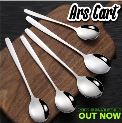 ARSCART Highly Attractive Stainless Steel Soup Spoon Set(Pack of 5)