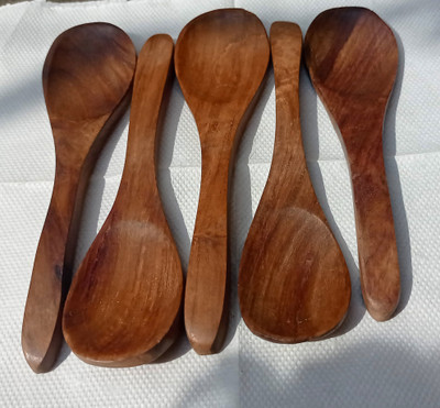 SWH Wooden Tea Spoon Set(Pack of 5)