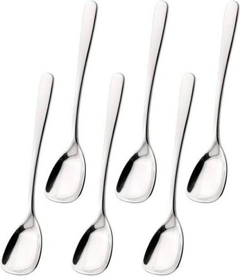Manorath FrostScoop 6-Piece Stainless Steel Ice Cream Spoon Set Stainless Steel Ice-cream Spoon Set(Pack of 6)