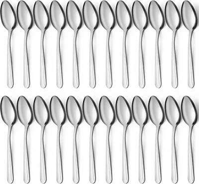 KAVYACRASH Stainless Steel Table Spoons Set of 24 Stainless Steel Table Spoon Set(Pack of 24)