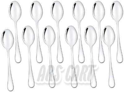 ARSCART 12 tea spoon set Stainless Steel Tea Spoon Set(Pack of 12)