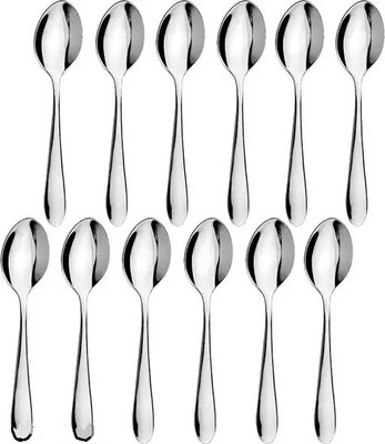 caridge TEA SPOON SET 12 Easy to Clean Stainless Steel Tea Spoon Set(Pack of 12)