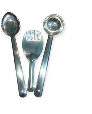 NUT E MONKEY Stainless Steel Serving Spoon Set(Pack of 3)