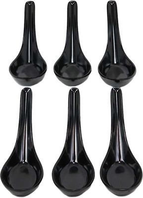 merdwal Pure Melamine Soup Spoons Melamine Serving Spoon(Pack of 1)