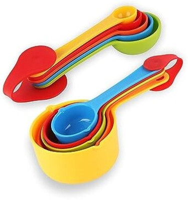 TISHAENTERPRISE Spoons and Cups for Kitchen Set Multi 10 Pcs Disposable Plastic Sugar Spoon Set(Pack of 10)