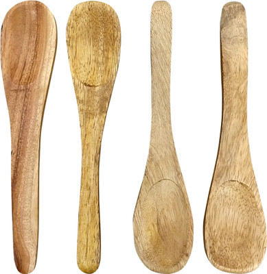 WoodyMama Disposable Wooden Table Spoon(Pack of 1)