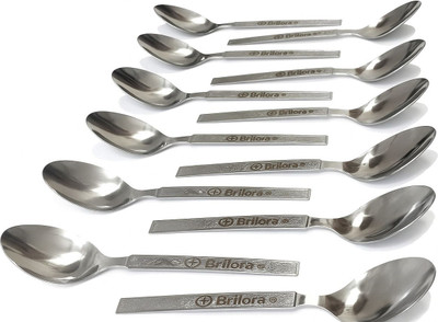 SY Enterprises Stainless Steel Tea Spoon Set(Pack of 12)