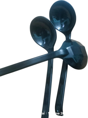 Gayathiristores Melamine Serving Spoon Set(Pack of 3)
