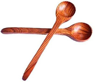 MODERNCOLLECTION Wooden Serving Spoon Set(Pack of 2)