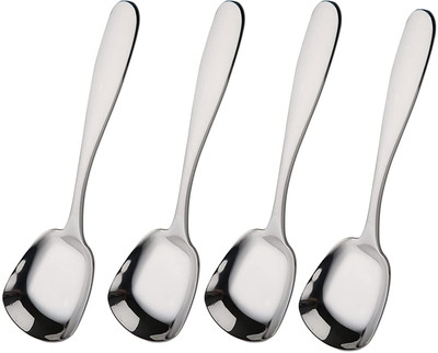 Convay 4 ICE CREAM SPOON Stainless Steel Ice-cream Spoon Set(Pack of 4)