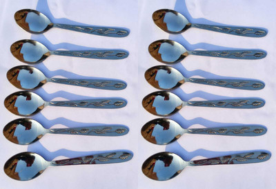 STM STM Dinner Spoon set Stainless Steel Table Spoon Set(Pack of 12)