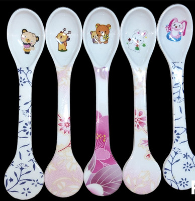 PON NIHARIKA LIFE STYLE Melamine Salad Spoon Set(Pack of 10)
