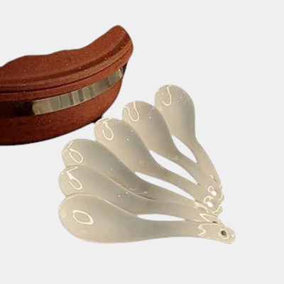 STARNEW Plastic Table Spoon Set(Pack of 6)