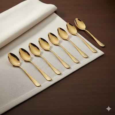 Heimora Stainless Steel Table Spoon, Salad Spoon Set(Pack of 12)