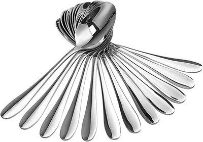 Convay Set of 12 tea spoon Stainless Steel Ice Tea Spoon Set(Pack of 12)