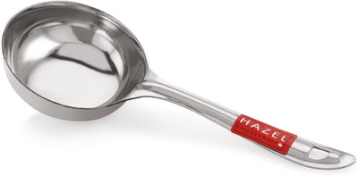 HAZEL Round Dosa Ladle Laddle Spoodle Spoon Stainless Steel Serving Spoon(Pack of 1)