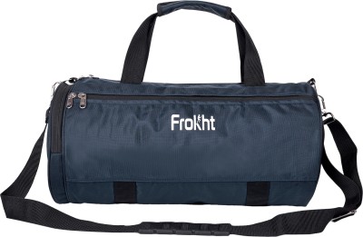 frokht ™ 1K Danier Blue Sport Duffle Bag GYM Dance Coaching College Traveling 19 inch(Blue, Kit Bag)