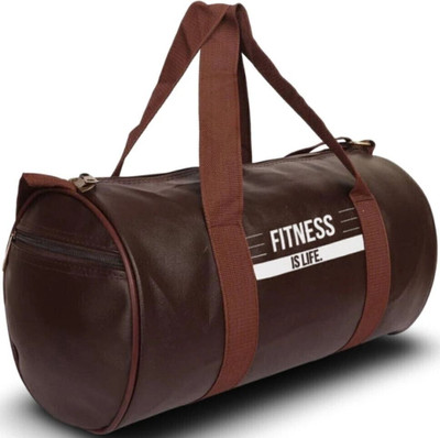 NEPROCK Fitness Duffle bag /Shoulder & Gym Leather Bag For Gym Backpack(Brown, Messenger Bag)