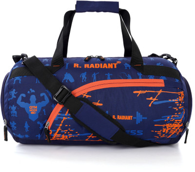 R RADIANT BAG Multipurpose Gym Bag cum Backpack with Shoe Compartment & Shoulder Strap(Blue, Kit Bag)