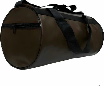 P. K SPORTS Stylish Leather Duffel Gym Bag for Men | Multipurpose Travel & Fitness Bag(Brown, Kit Bag)