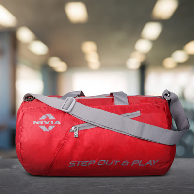 NIVIA Deflate Round - 01(Red, Kit Bag)