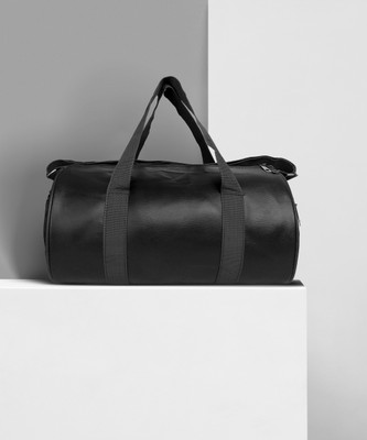 Javrang (Expandable) Gym Duffel Bag for Fitness| Sports and Travel|Men, Boys & Girls (Black)) Gym Duffel Bag