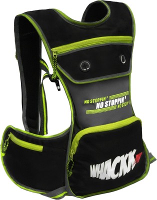 WHACKK Running Camping Hiking Motorcycle Hydration Bag(Green, Backpack)