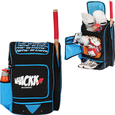 WHACKK Blast Junior kids Cricket Kit Bag/upto 10 yrs/shoe pkt(Blue, Kit Bag)